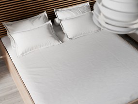 BELLA ágy 140x200 cm, sonoma tölgy Ágyrács: Léces ágyrács, Matrac: Coco Maxi 20 cm matrac