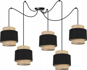 Mennyezeti Lámpa Lógó Csillár Loft Pók Lámpaernyő Boho Juta Modern