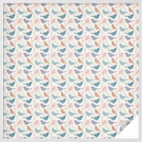 Ablakfólia Szélvédő Adatvédelem Pasztell madarak 100x100