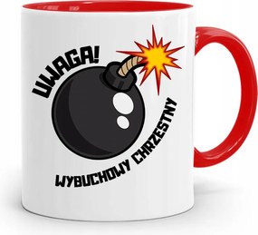 Keresztelő Bögre Piros Ajándék fényképes nyomtatással