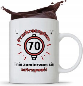 Bögre Tökéletes Ajándék Születésnapra 70 70-es 70-es évek fotónyomtatással