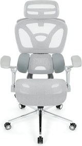 Irodai szék szinkronmechanikás szürke hálós GREY