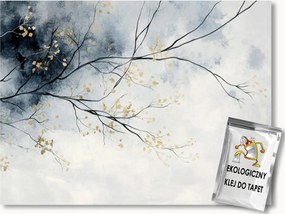 Fotótapéta Flizelina Akvarell Természet Fa Ág Boho 150x105 ragasztó