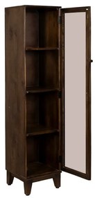 Barna mangófa tálalószekrény 40x180x40 cm Ravi – Ixia