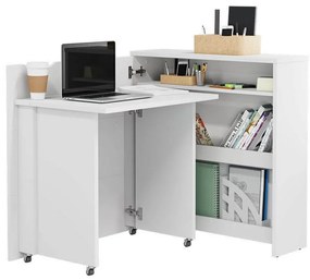 Sarok íróasztal Concept Pro Lenart AH157Szögletes, 93x112x90cm, Fehér