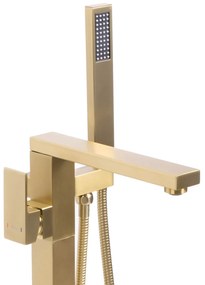 Szabadon álló padló csaptelep Rea TERY Gold Brush