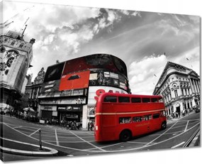 Vászonkép 70x50 Vörös London