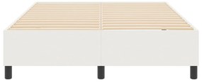 Boxspring Ágy Krém 140x200 cm Corduroy Szövet