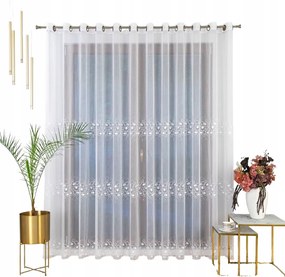 Hímzett napellenző függöny – elegáns függöny 450X250