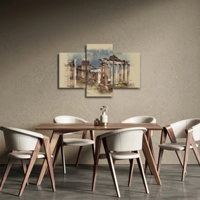 Kép - Forum Romanum, Róma, Olaszország (90x60 cm)