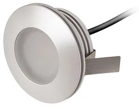 RENDL R12685 CLUB LED kültéri lámpa, falba süllyesztett IP54 ezüstszürke