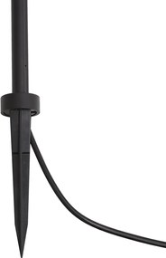 Modern kerti spotlámpa 12V fekete 10cm LED-del IP65 - Lino