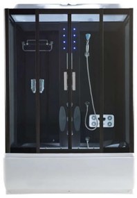 XL 85x150 cm hidromasszázs kádkabin