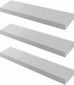 3 x Falra Akasztható Polcok Fehér Fekete Szoba Konyha Nappali 44 Bútor