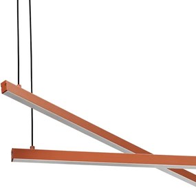 Argon 8837 - LED Csillár zsinóron MIAMI LED/74W/230V 3000K barna