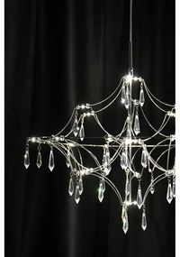 Ezüstszínű LED függőlámpa ø 60 cm Efesos – Markslöjd