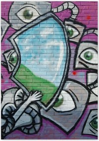 Poszterek 70x100 Graffitti Falfestmény