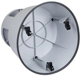 Gurulós polipropilén zsámoly, WEDO, világosszürke (CSW2337)