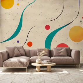 Fotótapéta - Minimalista színes illusztráció (147x102 cm)