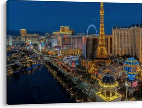 Éjszakai Las Vegas-i kép (70x50 cm)