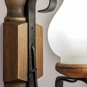 Brilagi - Fali lámpa RUSTIC 1xE14/40W/230V bükkfa