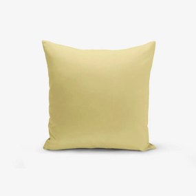 Düz mustársárga párnahuzat, 45 x 45 cm - Minimalist Cushion Covers