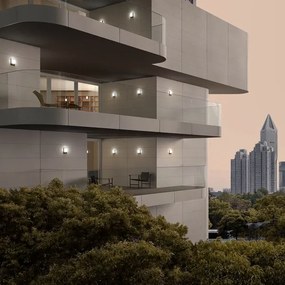 Redo 90130 - LED kültéri fali lámpa COLIN LED/9W/230V 4000K IP54 antracit