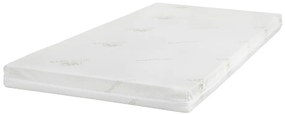 Sallim 90x200 fenyő ágykeret ágyráccsal, ALOE VERA matraccal - Natúr