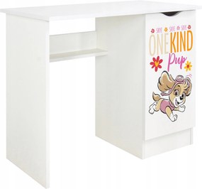 Gyerek íróasztal Mancs Őrjárat 90x50x77 tanuló- és játéktárolóval