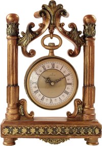 Óra Asztali Kandalló Óra Poliston