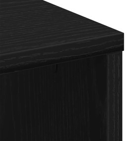 Fekete Tölgy Kávéasztal 100x50x40 cm Fényes Fa