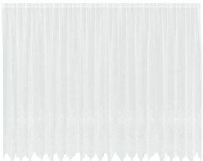 Függönyök függönyökkel Fehér 500 x 240 cm Poliészter