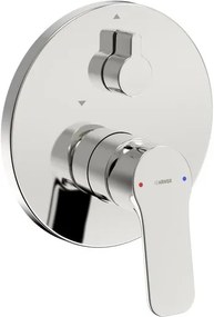 Hansa Basic zuhany és fürdő csaptelep vakolat alatti rész nélkül króm 80559003