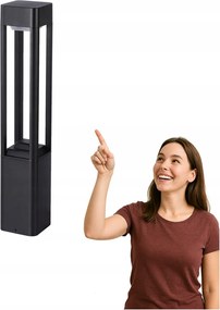 Kültéri LED-es kerti lámpa 10W Nutri OFL-22982-L-BK Italux