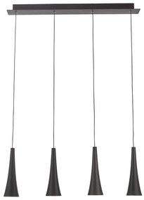 PREZENT 64411 MADERA Többágú Függesztett Lámpa Kávé, Réz LED IP20