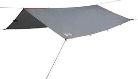 vidaXL szürke-narancssárga vízálló kempingponyva 360 x 294 cm