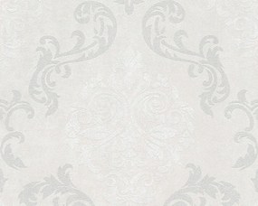 Tapéta 95372-1 As Creation vinil gyapjú hátlapon szürke ornamentum nappaliba