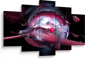Kép - Absztrakciók, űrférgek (150x105 cm)