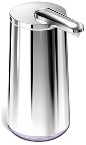 Ezüstszínű acél automata szappanadagoló 266 ml - simplehuman