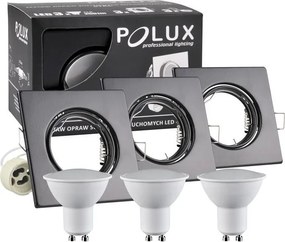 Polux OLIN 305879 Beépíthető spotlámpa 1x3,5W/GU10 3000K 250LM IP20