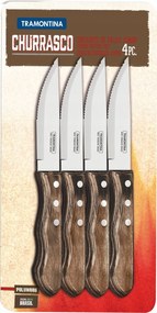 Tramontina 4 Steak kés Jumbo Fa Churrasco