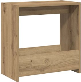 vidaXL Oldalasztal Artisan tölgy 50x26x50 cm Gépelt fa