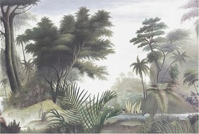 Divatos 3D Fali Tapéta Egzotikus táj 104x70 Ragasztóval