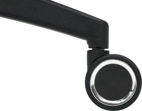 Irodai szék, sötétszürke/fekete, teherbírás 150 kg, VILMER