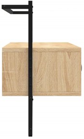 sonoma tölgy szerelt fa fali TV szekrény 100,5 x 30 x 51 cm