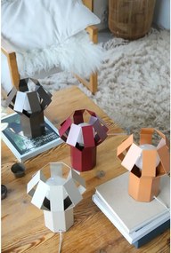 Piros fém asztali lámpa fém búrával (magasság 27 cm) Octa – Markslöjd