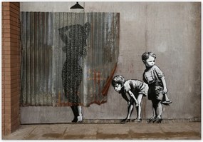 Fotótapéta flizelina 368x254 Banksy kukkolás