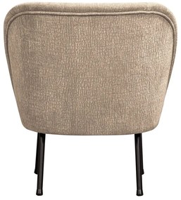 Bézs zsenília fotel Vogue – WOOOD