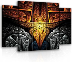 Vászonkép 150x100 Fraktál absztrakt energia átalakulás misztika dinamika