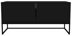 Lipp TV-állvány, 2 ajtós, matt fekete